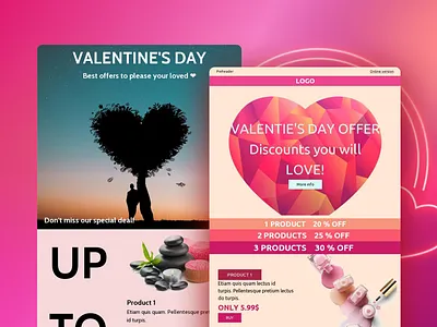 Valentines email templates design email email editor email marketing email template gmail template valentines