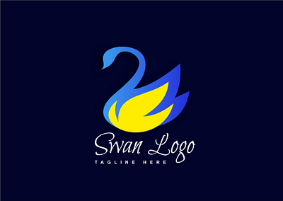 Swan Logo design graphic design swan logo