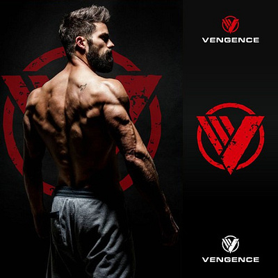 Vengence gym logo design branding design fiverr fiverr.com fiverrgigs graphic design gym logo design illustration logo logo designer minimalist modern ui