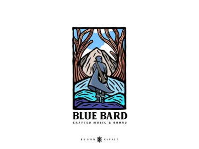 Blue Bard - Crafted Music & Sound audio bard branding composer dusan klepic fantasy gaming logo music sound