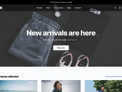 eCommerce store template