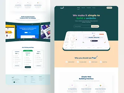 Website Builder divi dorik elementor landing landing page page builder product design ui design uiux visual composer web app web application web templates website builder website design website maker website templates