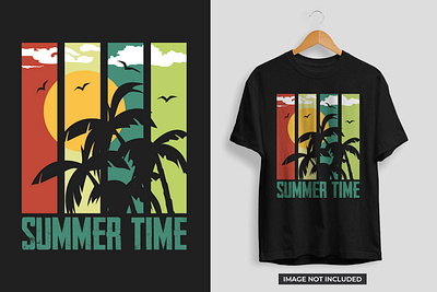 Summer Time T-shirt Design beach summer summer time summer tshirt summer tshirt design sunset t shirt tshirt