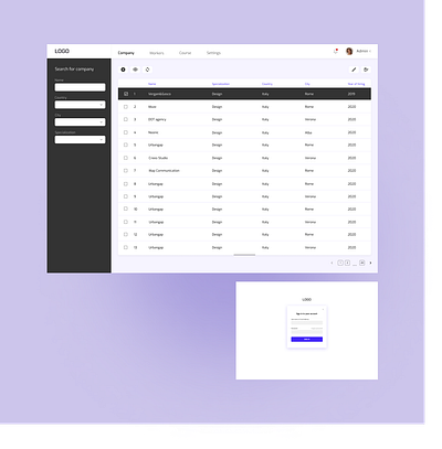 SaaS system for artificial intelligence design minimal saas ui ux