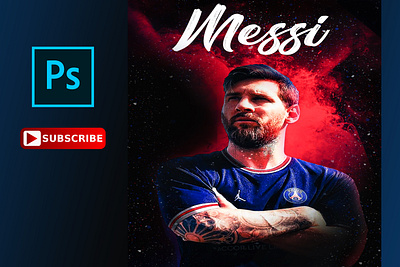 messi poster design see video ,, https://www.youtube.com/watch? branding photoshop