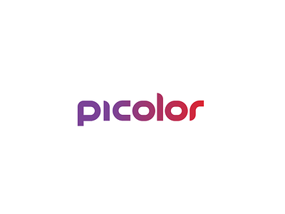 Picolor - Personal Logo branding clean color colour creative design logo logotype mark sign typo typography vector visual identity