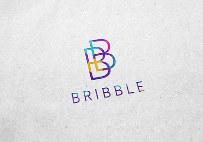 Day 2 / 26 - Logo with B - Bribble branding design handmade illustration illustrations inspiration logo mockups process ui