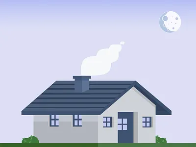 Illustrated House design figma illustration