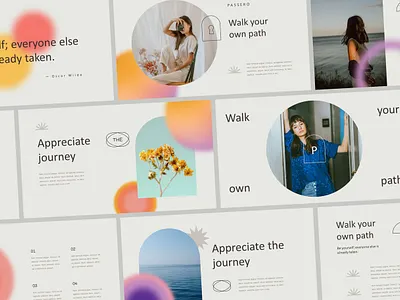 Passero - Aesthetic Modern Presentation Template aesthetic clean colorful company corporate google slides keynote modern multipurpose multipurpose template photography pitch deck portfolio powerpoint studio template unique web design web development website