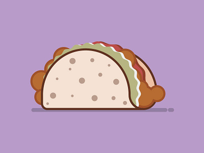 27. Fish Taco - Best Fish Taco In Ensenada design digital illustration food food icon foodie icon icon design illustration illustrator la food logo los angeles taco fish taco tacos vector vector illustration