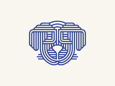 Dog Sketch dog icon illustration knots mark