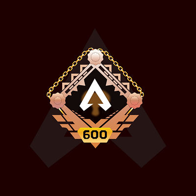 Apex Legends 600 Badge graphic design illustration vector