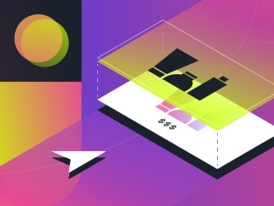 Shogun Frontend Blog Series blog branding ecommece figma frontend gradients illustration isometric layers page builder shogun ui