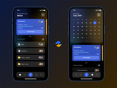 Task Master - Task management app (Concept) concept design logo mobile modern ui