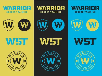 Warrior Soccer Training Responsive Branding Kit fitness logo futbol logo logo design soccer soccer branding soccer logo warrior