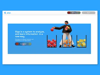 Giga 3d branding dailyuichallenge design logo ui uidesign ux vector zachary mactavish zack mactavish