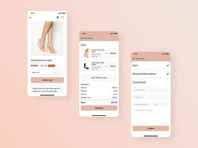 Daily UI 002 - Checkout cart challenge checkout dailyui dailyuichallenge design ecommerce graphic design mobile payment shoes shoppingcart ui ux