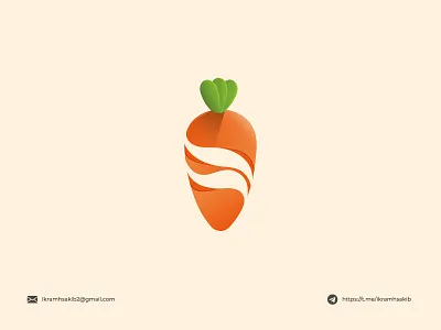 Carrot brand identity branding carrot colorful concept corporates design fresh fun green healthy illustration logo logo design modern modern logo natural playful retail vegetable