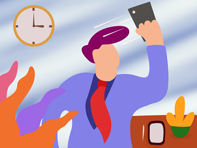 Selfie Moment Illustration design