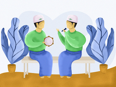 Rebana Islamic Illustration rebana islamic illustration