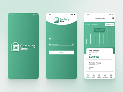 Gambung Store Seller - M-Apps for Gambung Store e-marketplace app branding design logo ui