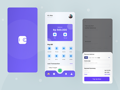 R-Pay aplication app branding design device figma illustration inspiration ios popular ui uitrend ux
