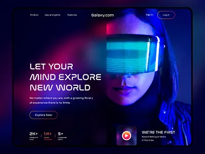 Virtual Reality Store Web Concept blackconcept blackwebdesign branding darkweb design futurestic landing page design landingpage minimal modern design trendyweb ui uiux virtualreality virtualrealityweb vr vrweb webdesign website websitedesign