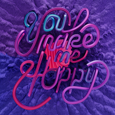 Typography blender3d blendercycles