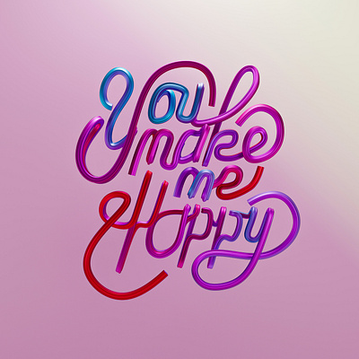 Typography blender3d blendercycles