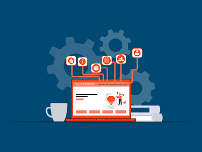 IOT illustration Vector Design graphic design icon design illustration iot illustration vector design vector design