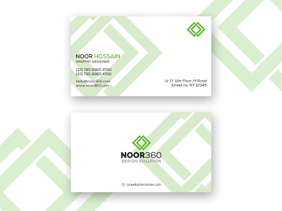 Business card adobe illustrator adobe illustrator cc business card card design nh16 noor360 visiting card design