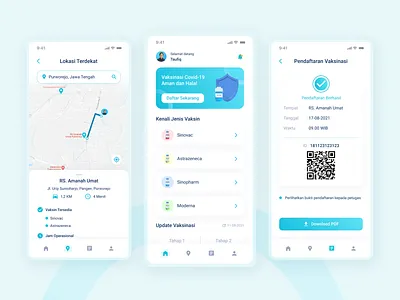 Vaccine Booking App app design graphic design ui ux