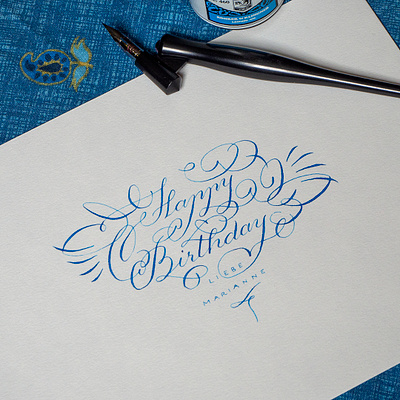 Happy Birthday! calligraphy hand lettering lettering typo typography