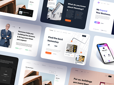 Landing Page - UI Kit homepage landing landing page product ui kit web web design website