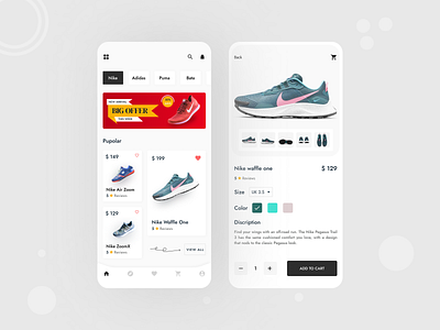 Shoe Store Ecommerce Mobile App app e commerce e commerce app e commerce shop e commerce shopping ecommerce app design mobile app mobile design mobile ui shoe app design ui ui design ux