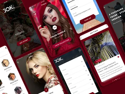 App screenshot graphic design ui