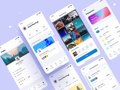 Fitness App clean fitness fitness app fitness concept home home screen image ios design login login screen mobile design mobile ui profile stats tabs transaction ui design workout workout ui