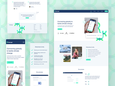 Kanopi brand branding branding design business card design interface logo nature ui ui design ux ux design website website design
