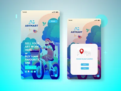 Mobile app dribbble graphic design ui ux