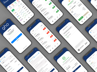 Fintech Mobile App UI design fintech fintechapp fintechmobile fintechuiux illustration ui ui ux uidesign uiux ux