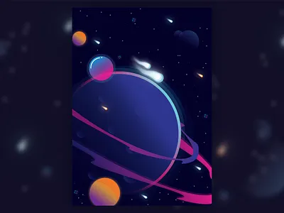 ☄️PLANET design graphic design illustration ui vector