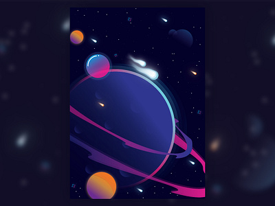☄️PLANET design graphic design illustration ui vector