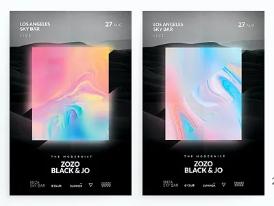 Lumina Flyer clean club corporate dark deejay dj flyer instagram lumina marble minimal modern multipurpose music neon party poster presentation template website