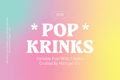 Pop Krinks - Display Font advertising branding calligraphy classy display display font elegant fashion font fonts lettering logo magazine minimalist modern sans serif serif typeface typography unique