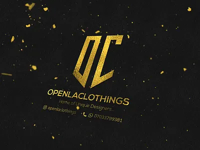 OC logo 3d branding graphic design logo