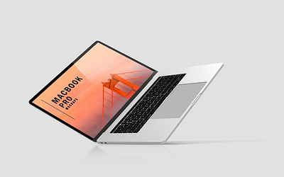 Macbook Pro Mockups abstract clean device display laptop mac macbook mockup phone phone mockup presentation realistic simple smartphone theme ui ux web webpage website