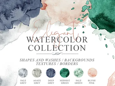 Elegant Watercolor Backgrounds,Textures Graphics abstract aesthetic background backgrounds banner blush card color decorative deep design elegant illustration logo texture textures ui watercolor watercolor texture watercolor textures