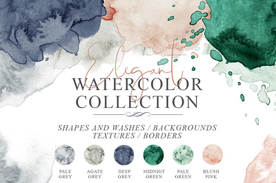 Elegant Watercolor Backgrounds,Textures Graphics abstract aesthetic background backgrounds banner blush card color decorative deep design elegant illustration logo texture textures ui watercolor watercolor texture watercolor textures