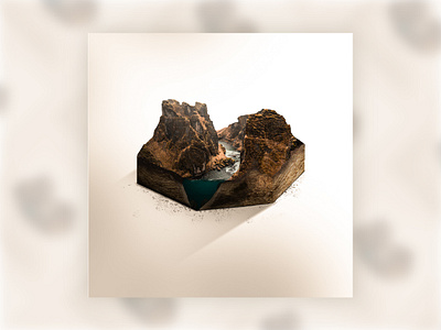 MICRO WORLD 3d graphic design ui
