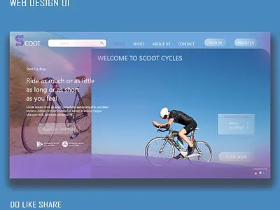 Landing page ui dailyui dailyui003 design graphic design ui uidesign uiuxdesign ux